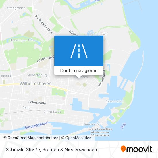 Schmale Straße Karte