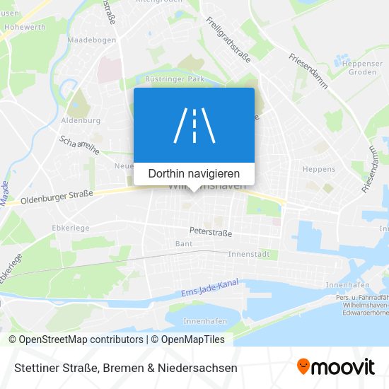 Stettiner Straße Karte