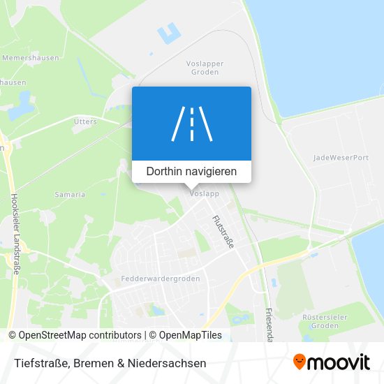 Tiefstraße Karte