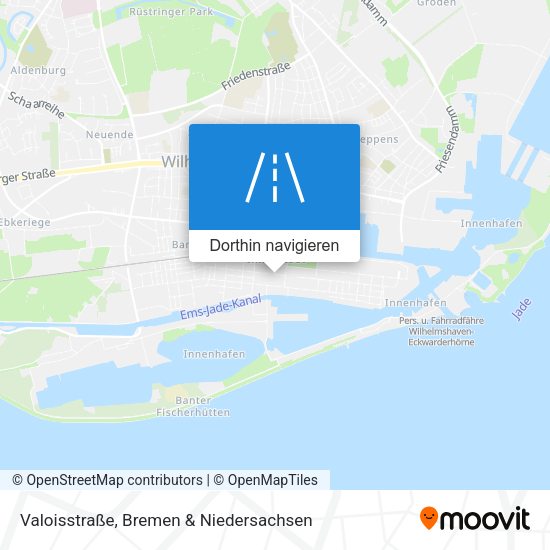 Valoisstraße Karte