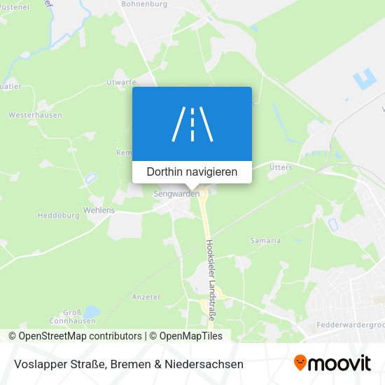 Voslapper Straße Karte
