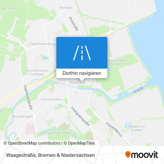 Waagestraße Karte