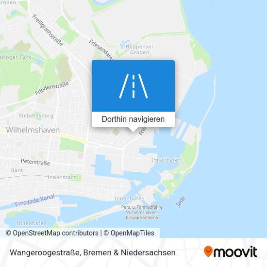 Wangeroogestraße Karte