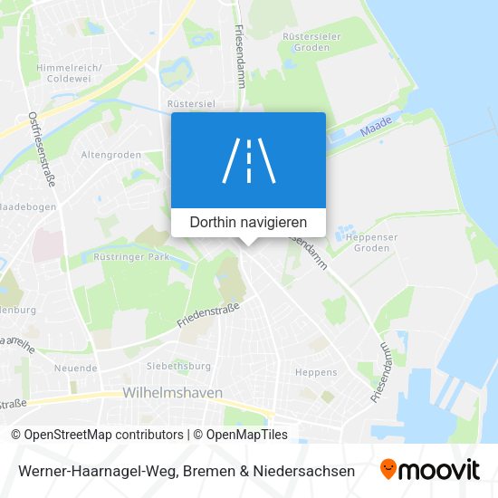 Werner-Haarnagel-Weg Karte