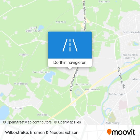 Wilkostraße Karte