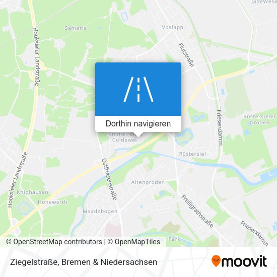 Ziegelstraße Karte