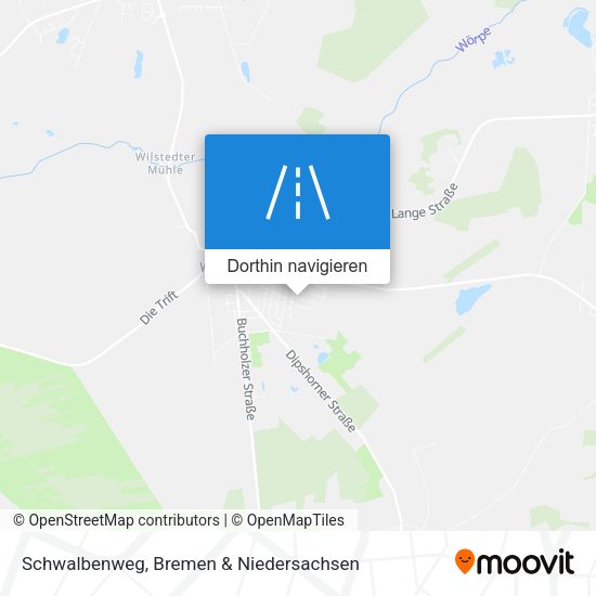 Schwalbenweg Karte