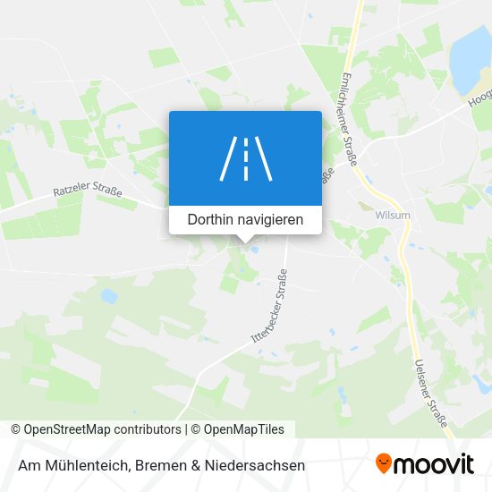 Am Mühlenteich Karte