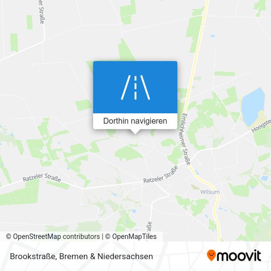 Brookstraße Karte