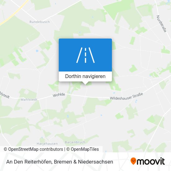 An Den Reiterhöfen Karte