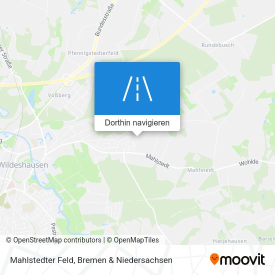 Mahlstedter Feld Karte