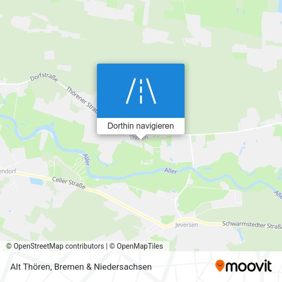 Alt Thören Karte
