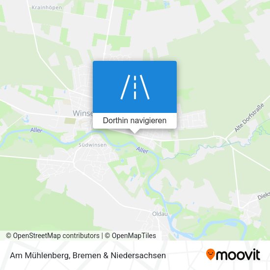 Am Mühlenberg Karte