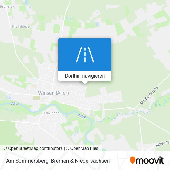Am Sommersberg Karte