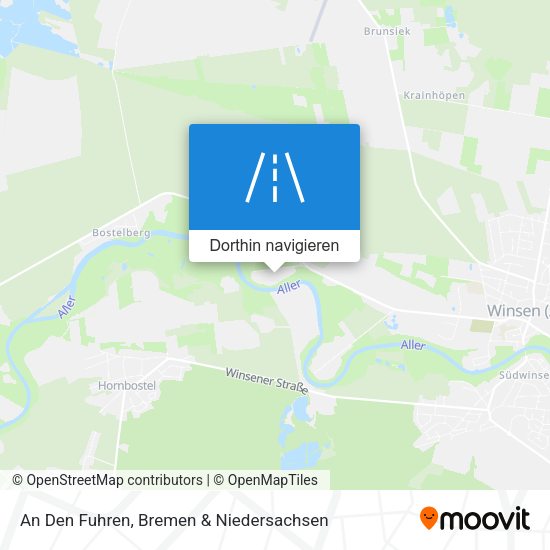 An Den Fuhren Karte