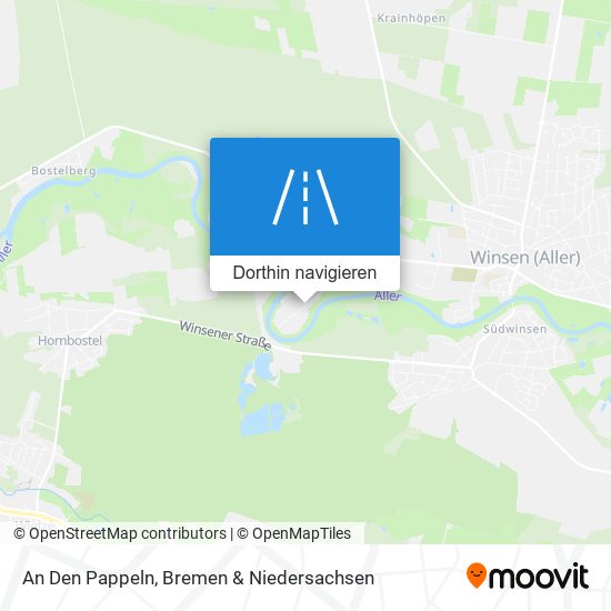 An Den Pappeln Karte