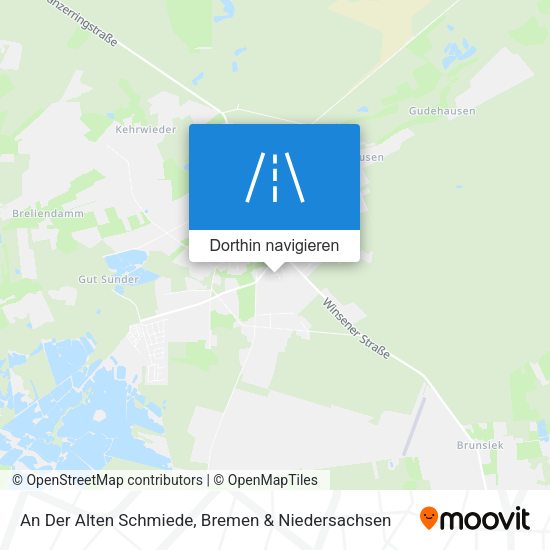 An Der Alten Schmiede Karte