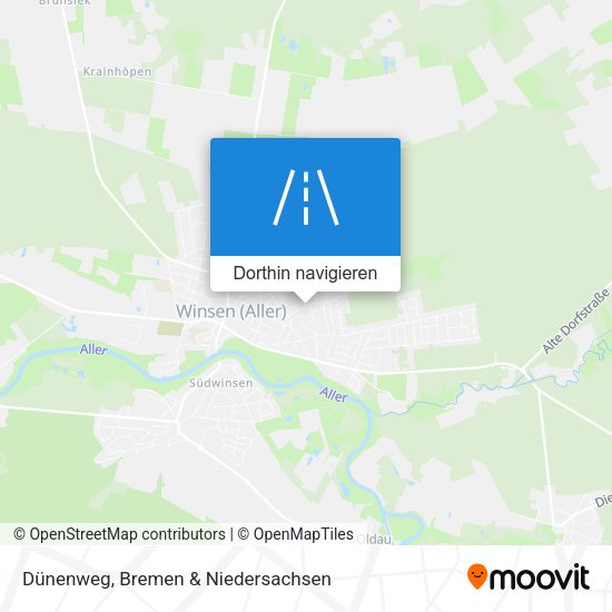 Dünenweg Karte