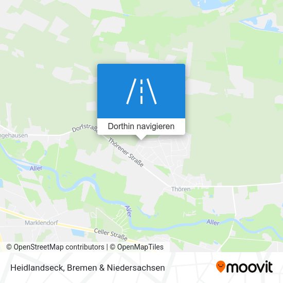 Heidlandseck Karte