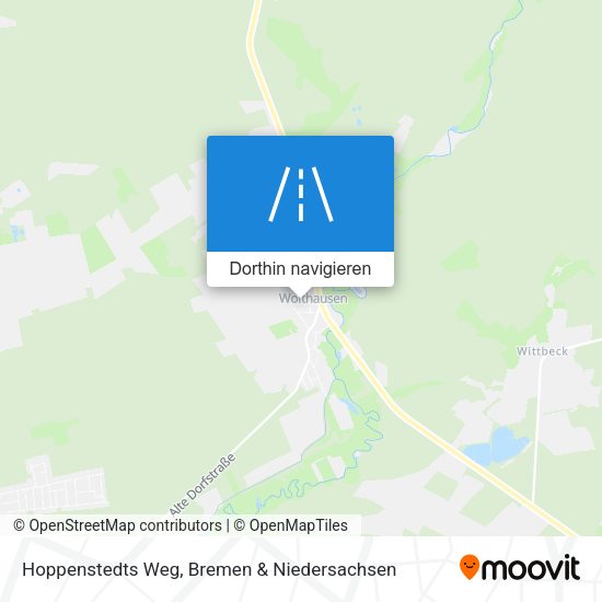 Hoppenstedts Weg Karte
