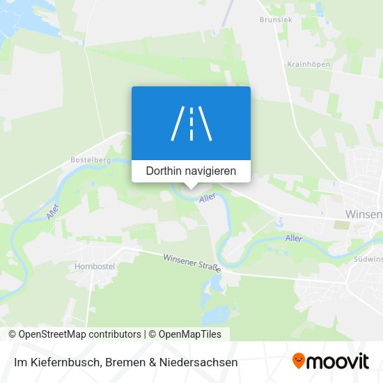 Im Kiefernbusch Karte