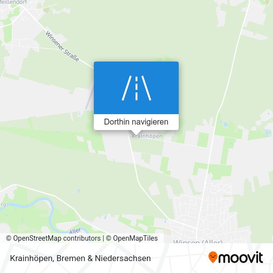 Krainhöpen Karte