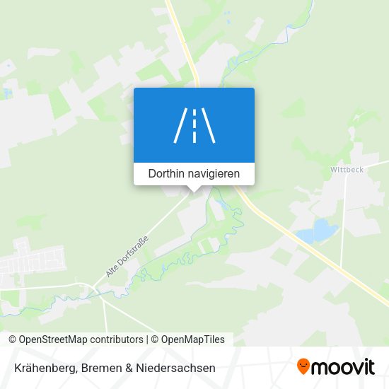 Krähenberg Karte