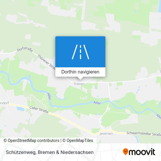 Schützenweg Karte