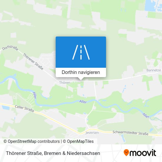 Thörener Straße Karte