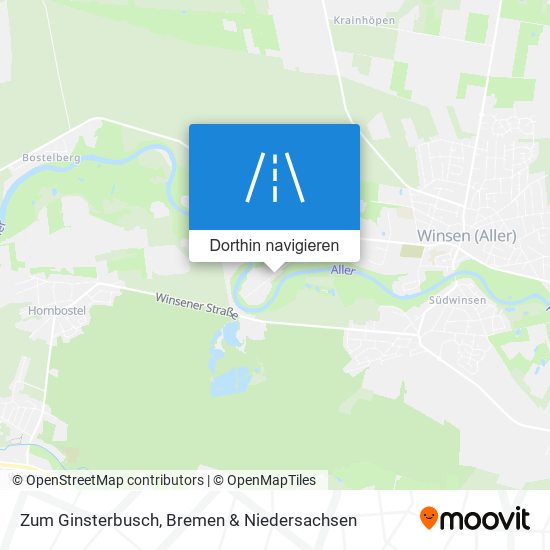Zum Ginsterbusch Karte