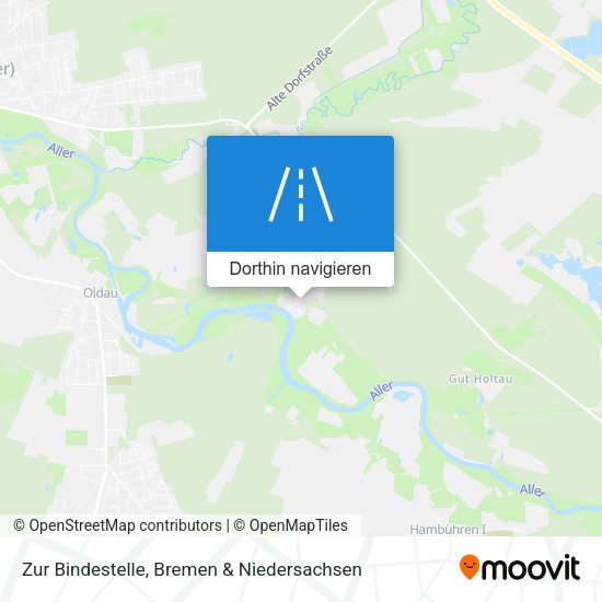 Zur Bindestelle Karte