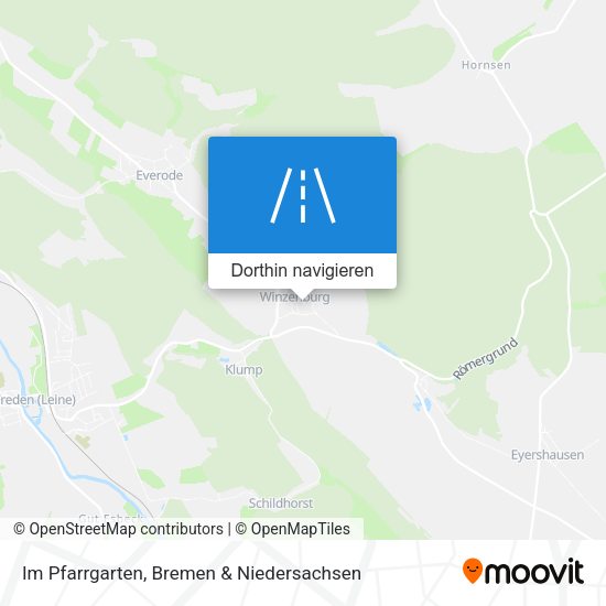 Im Pfarrgarten Karte