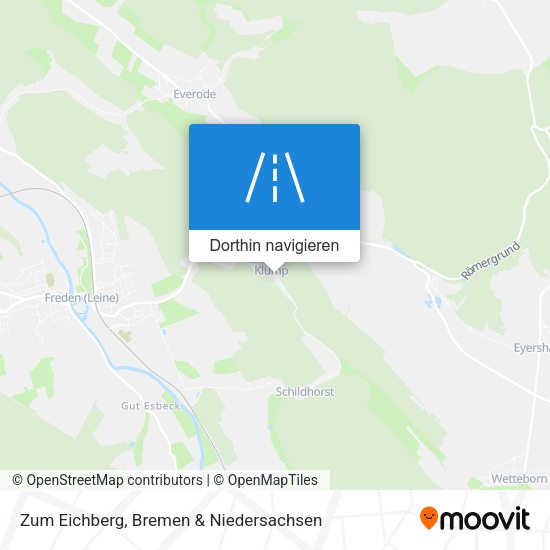 Zum Eichberg Karte
