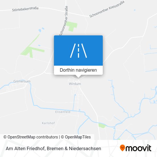 Am Alten Friedhof Karte