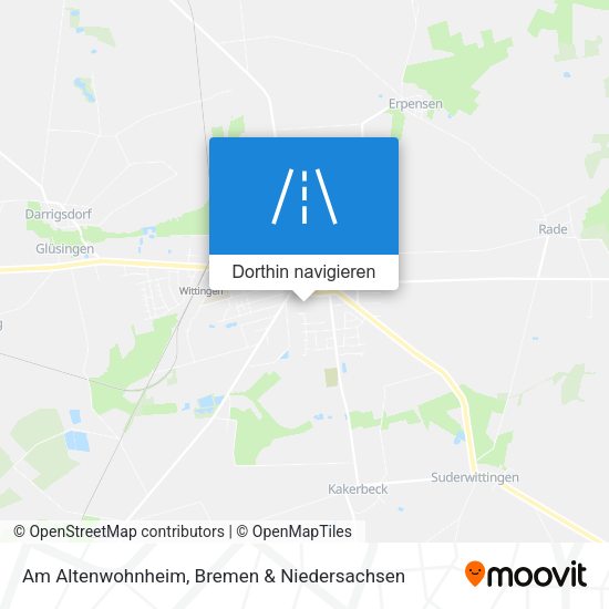 Am Altenwohnheim Karte