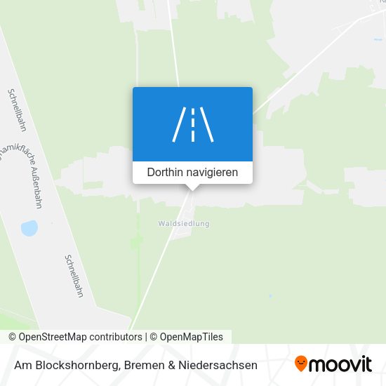 Am Blockshornberg Karte