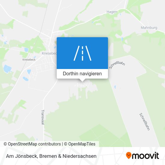 Am Jönsbeck Karte