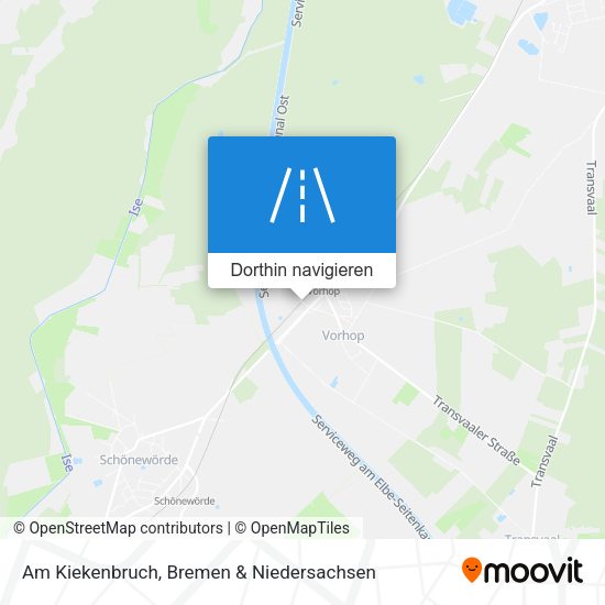 Am Kiekenbruch Karte