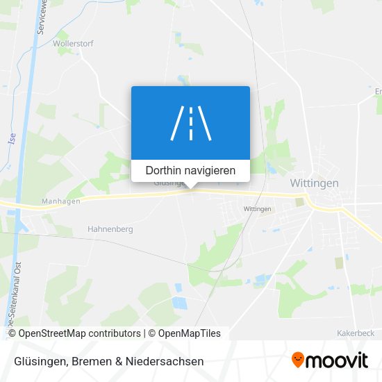 Glüsingen Karte