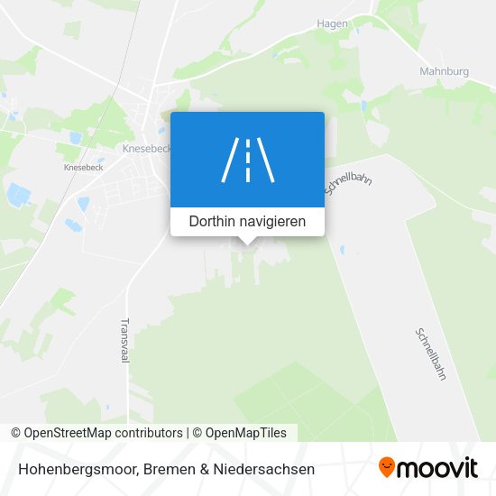Hohenbergsmoor Karte