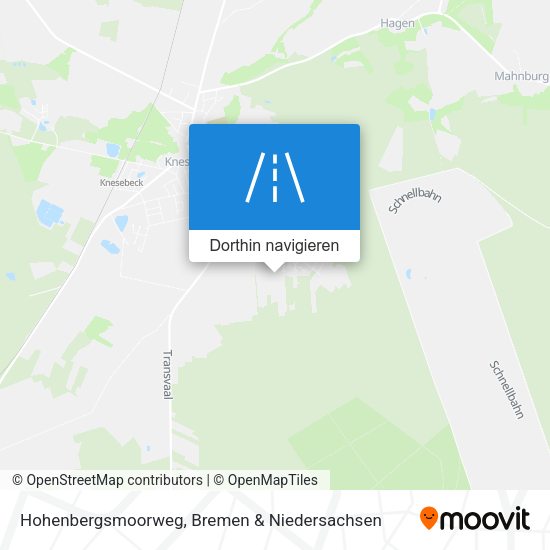 Hohenbergsmoorweg Karte