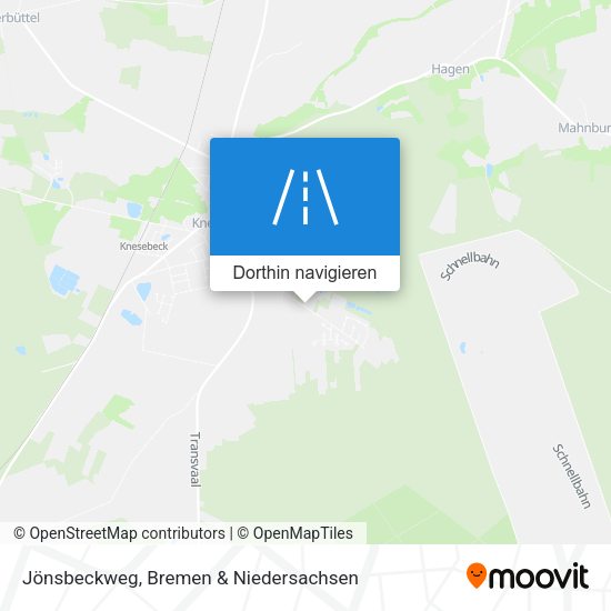 Jönsbeckweg Karte