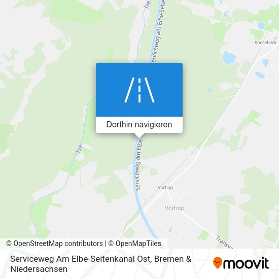Serviceweg Am Elbe-Seitenkanal Ost Karte