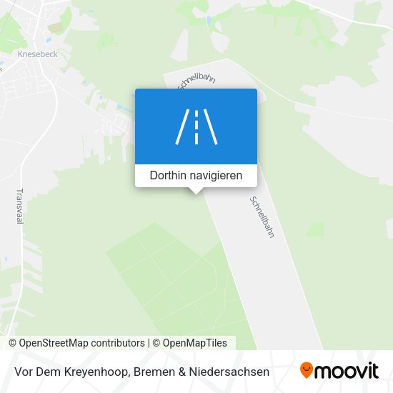 Vor Dem Kreyenhoop Karte