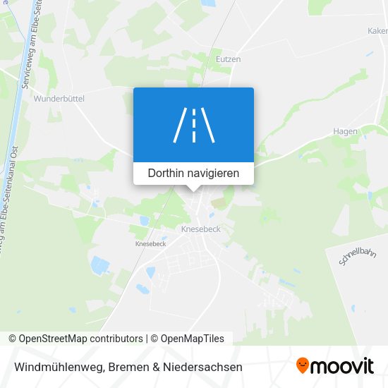 Windmühlenweg Karte