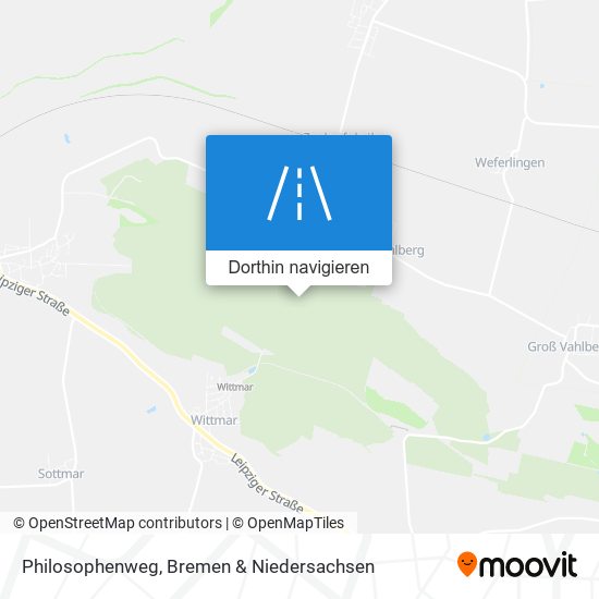 Philosophenweg Karte