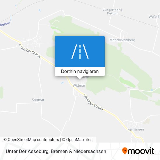 Unter Der Asseburg Karte