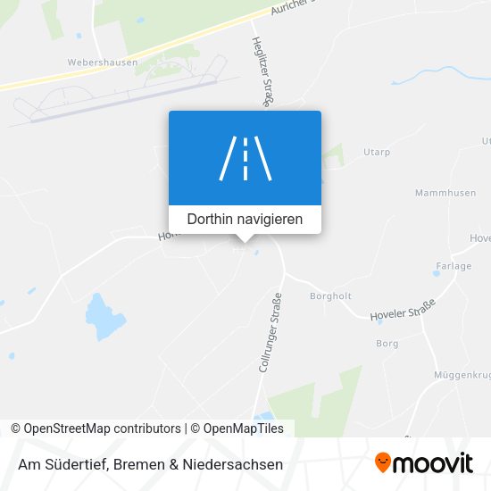 Am Südertief Karte