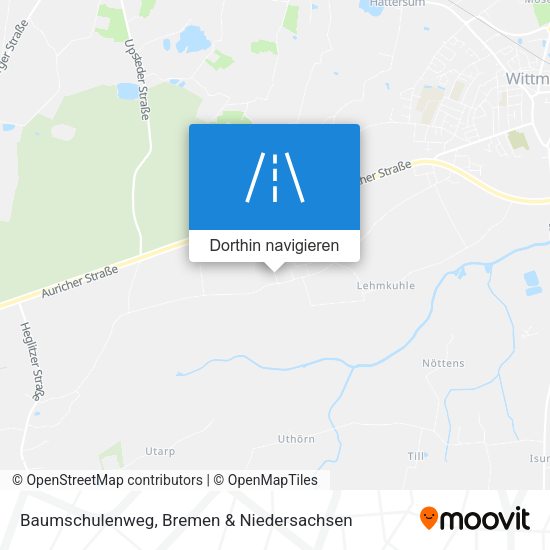 Baumschulenweg Karte