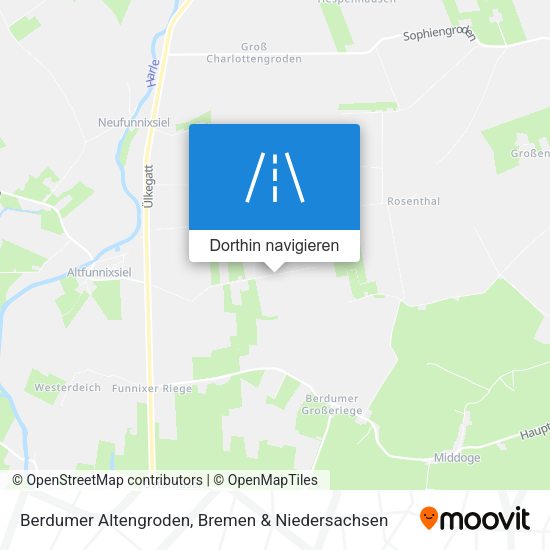 Berdumer Altengroden Karte